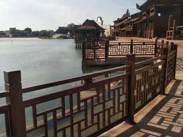 護欄、棧道、古木橋