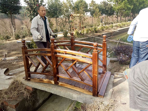 護欄、棧道、古木橋